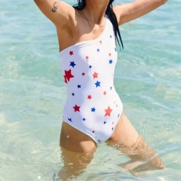 Aerie One Piece Stars Swimsuit - Picture 1 of 7
